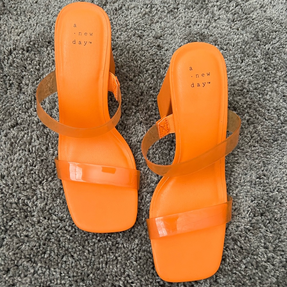 a new day Orange Heels